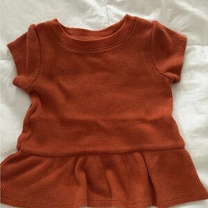 Cat & Jack Burnt Orange Short Sleeve Tee